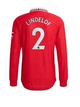 Manchester United Victor Lindelof #2 Heimtrikot 2022-23 Langarm